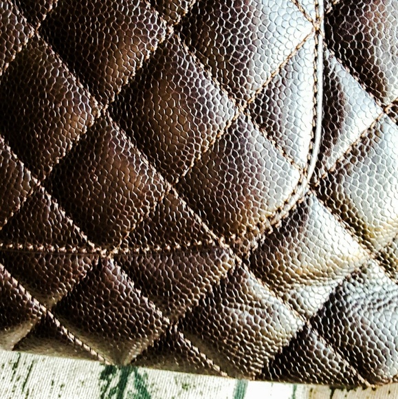 Dark Brown Chanel PST shopper tote - Picture 3 of 8
